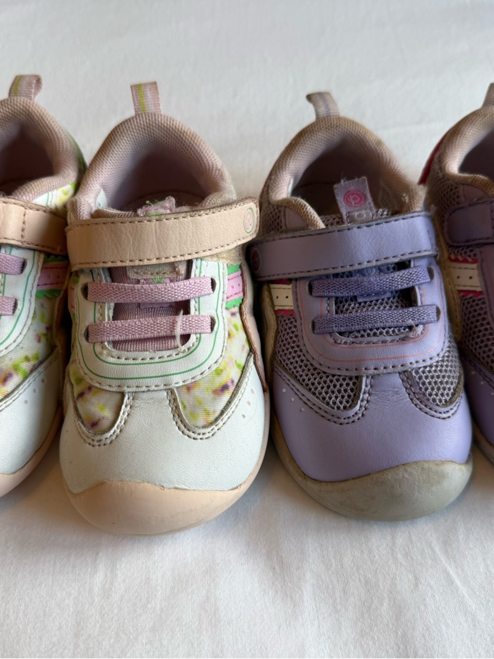Pediped Grip and Go Sneakers Bundle in Pink & Lavender